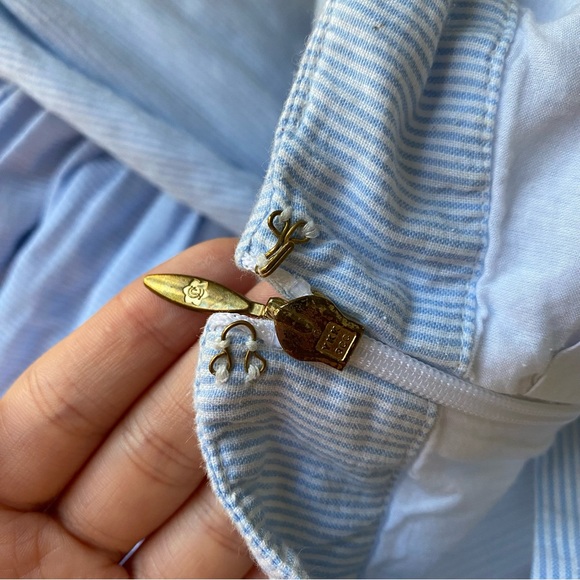 Draper James Embroidered Belted Dress 4 - Picture 8 of 12